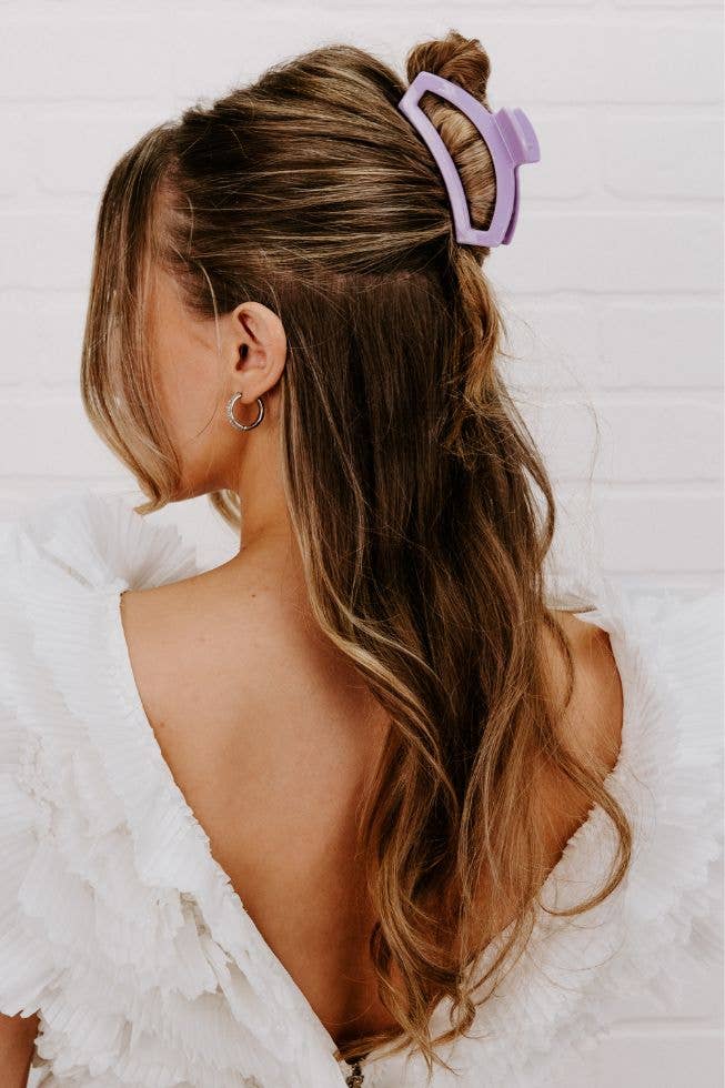 Teleties Open Lilac You Medium Hair Clip