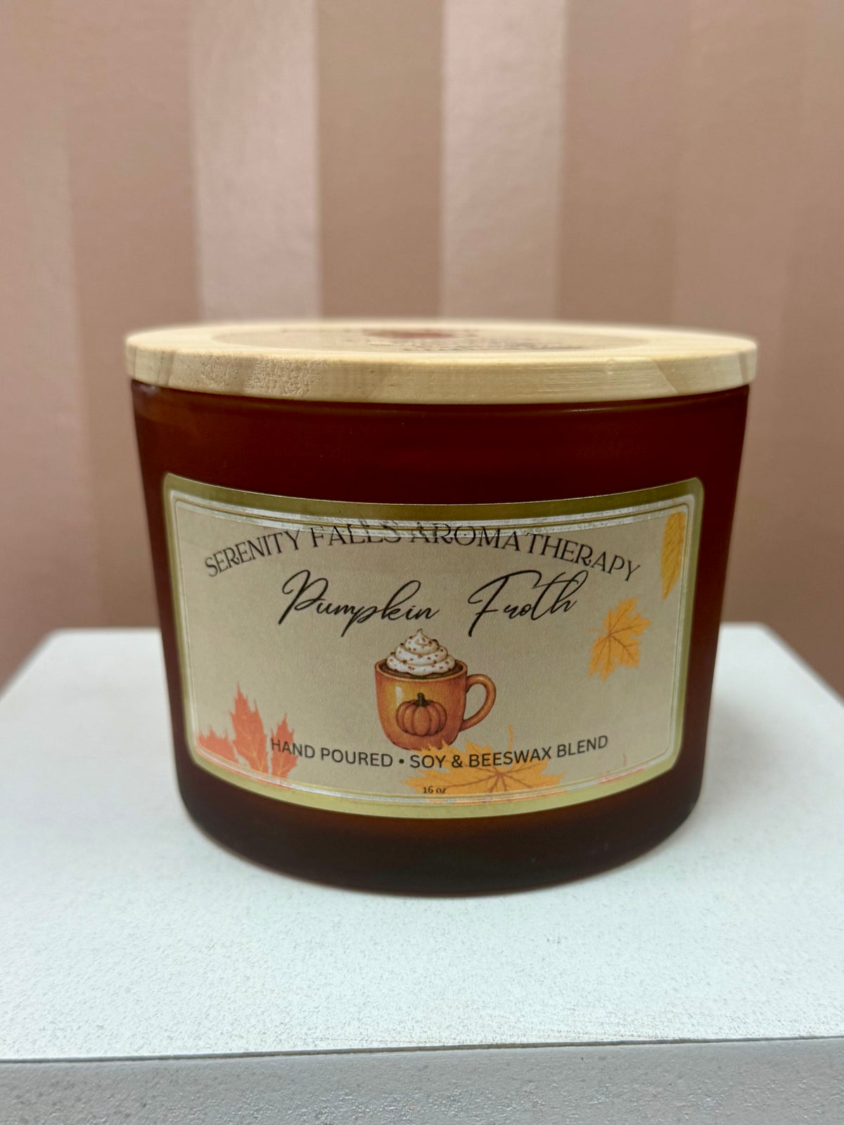 Serenity Falls Pumpkin Froth 16oz Candle