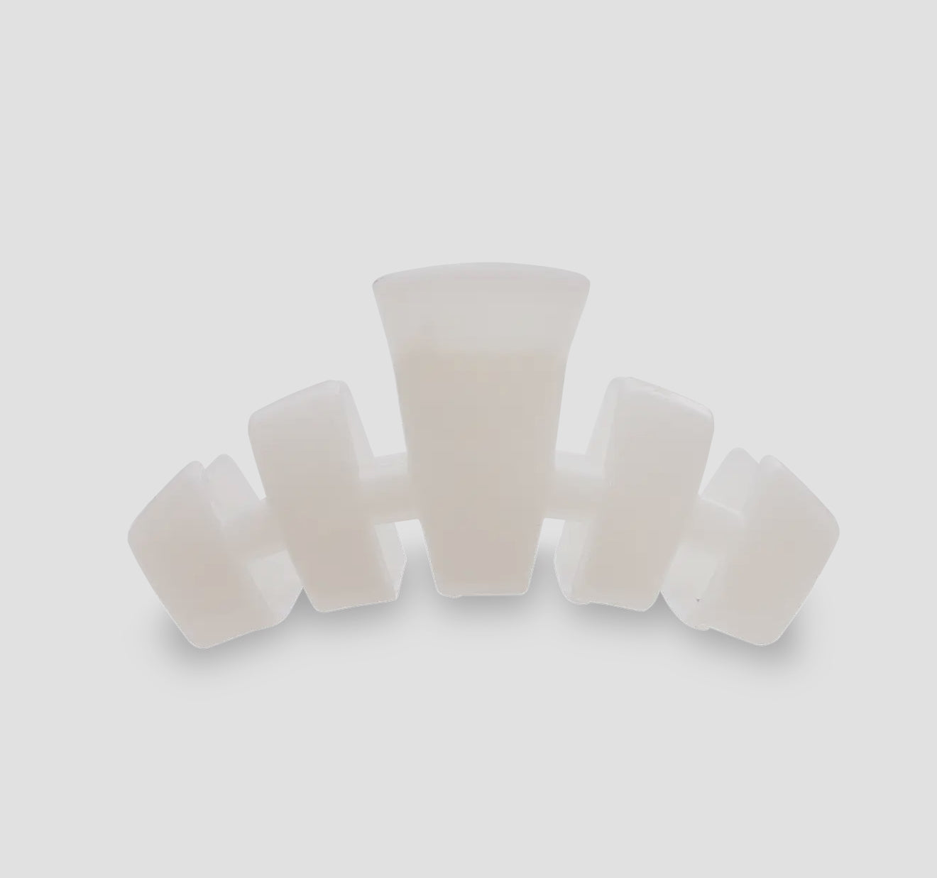 TELETIES Medium Coconut White Hair Clip