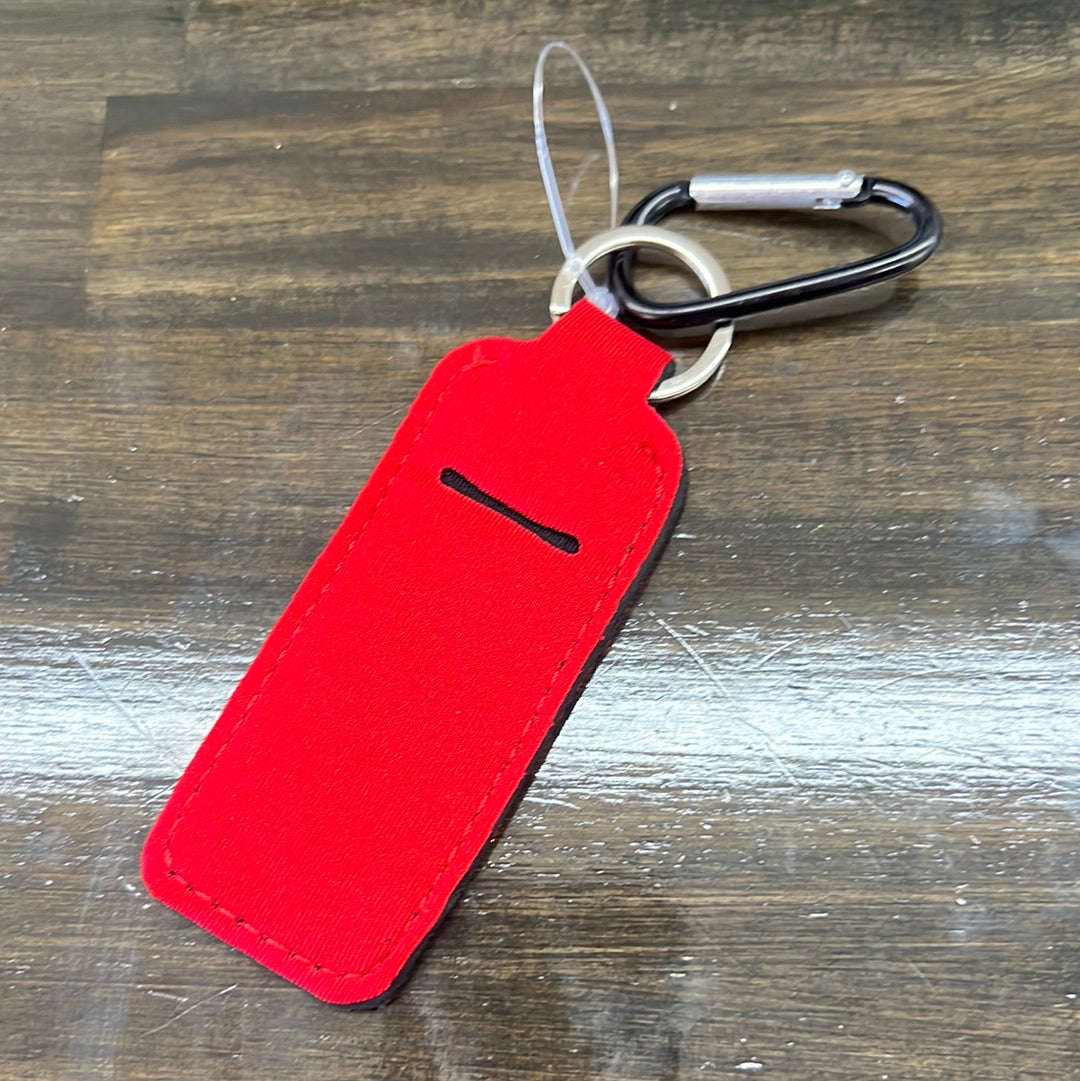 Keychain Solid Chapstick Holder
