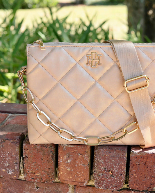 Gold Shimmer Ariana Crossbody