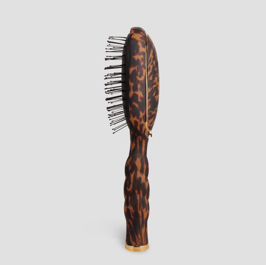TELETIES Tortoise Detangler Hair Brush for Fine Hair