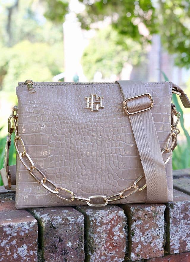 Taupe Ariana Crossbody