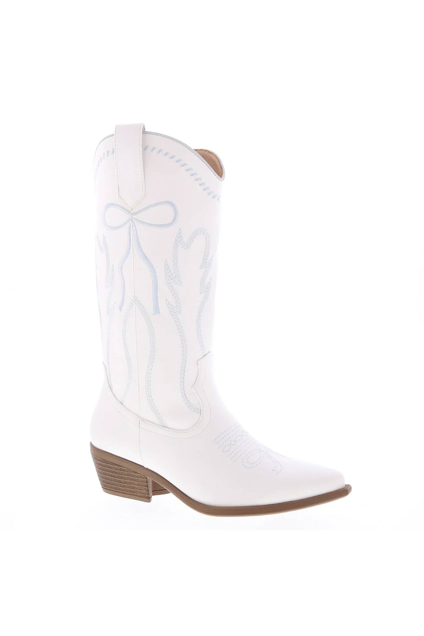 Light Blue Bow Cowboy Boot