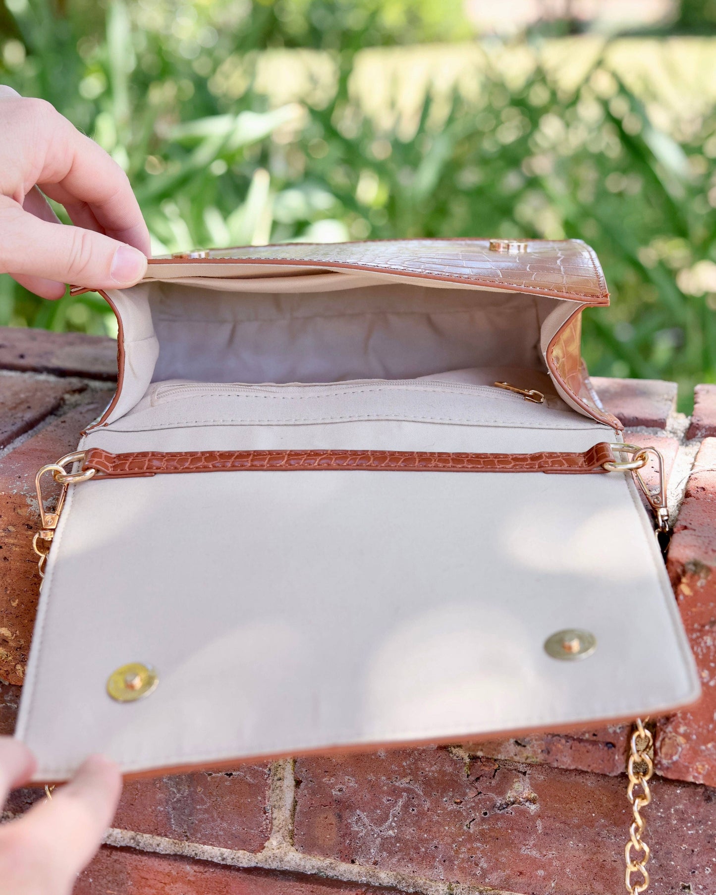 Black Cecilia Circle Logo Handbag