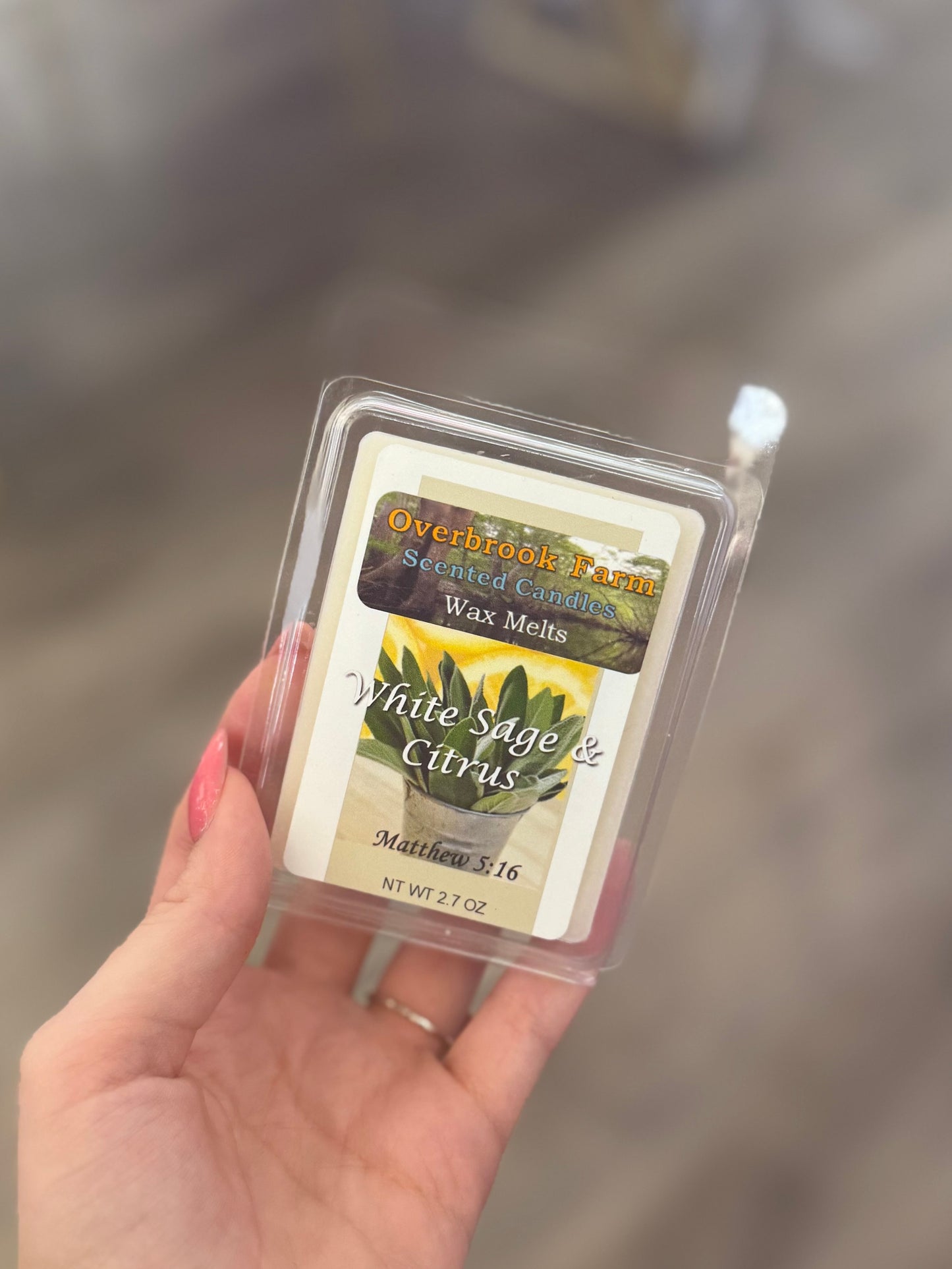 Overbrook Farm-White Sage & Citrus Wax Melt