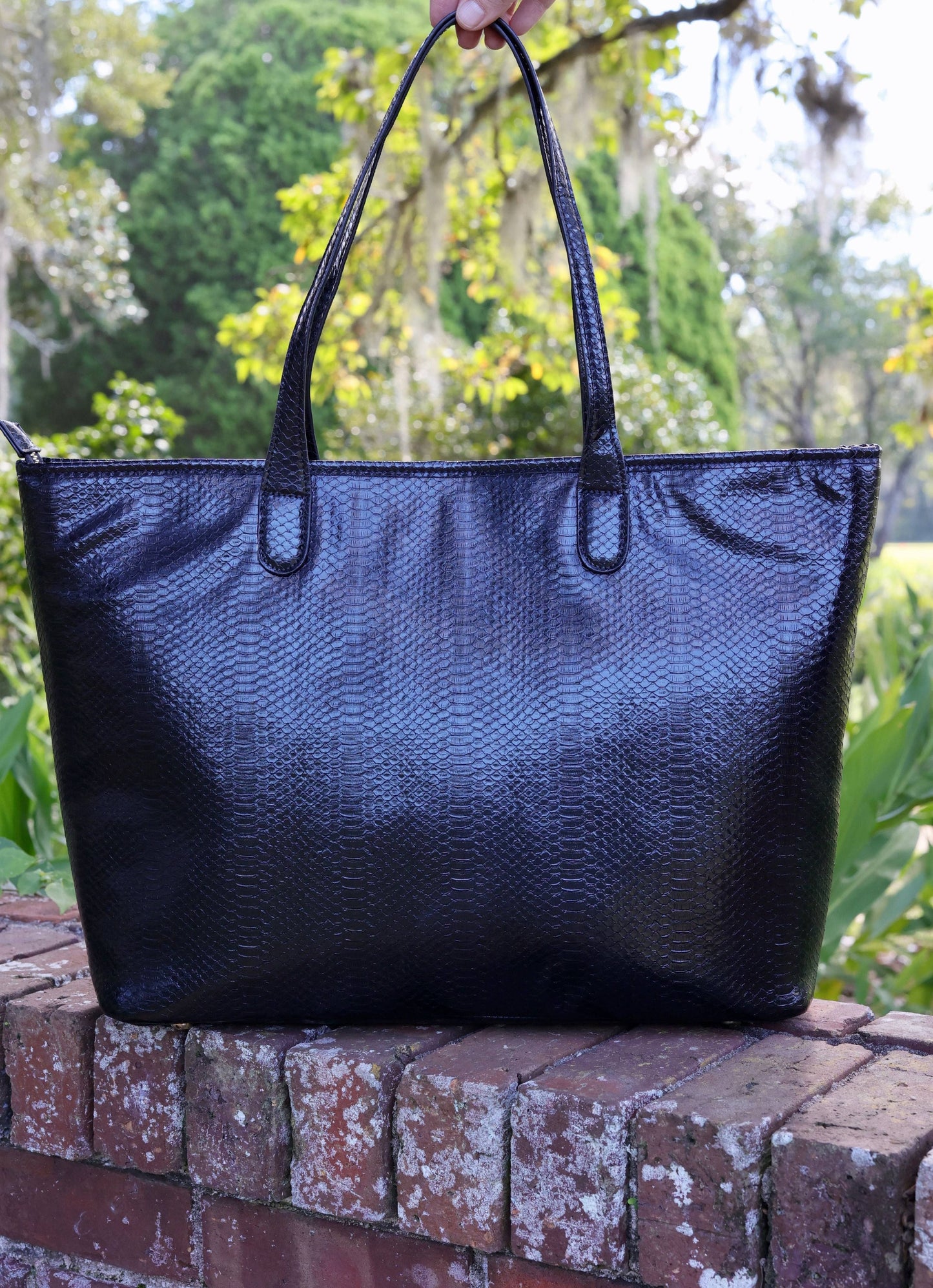 Black Daniela Large Tote