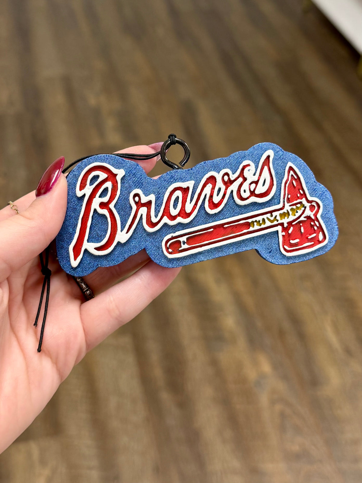 ATL Braves Logo Car Freshie - Volcano