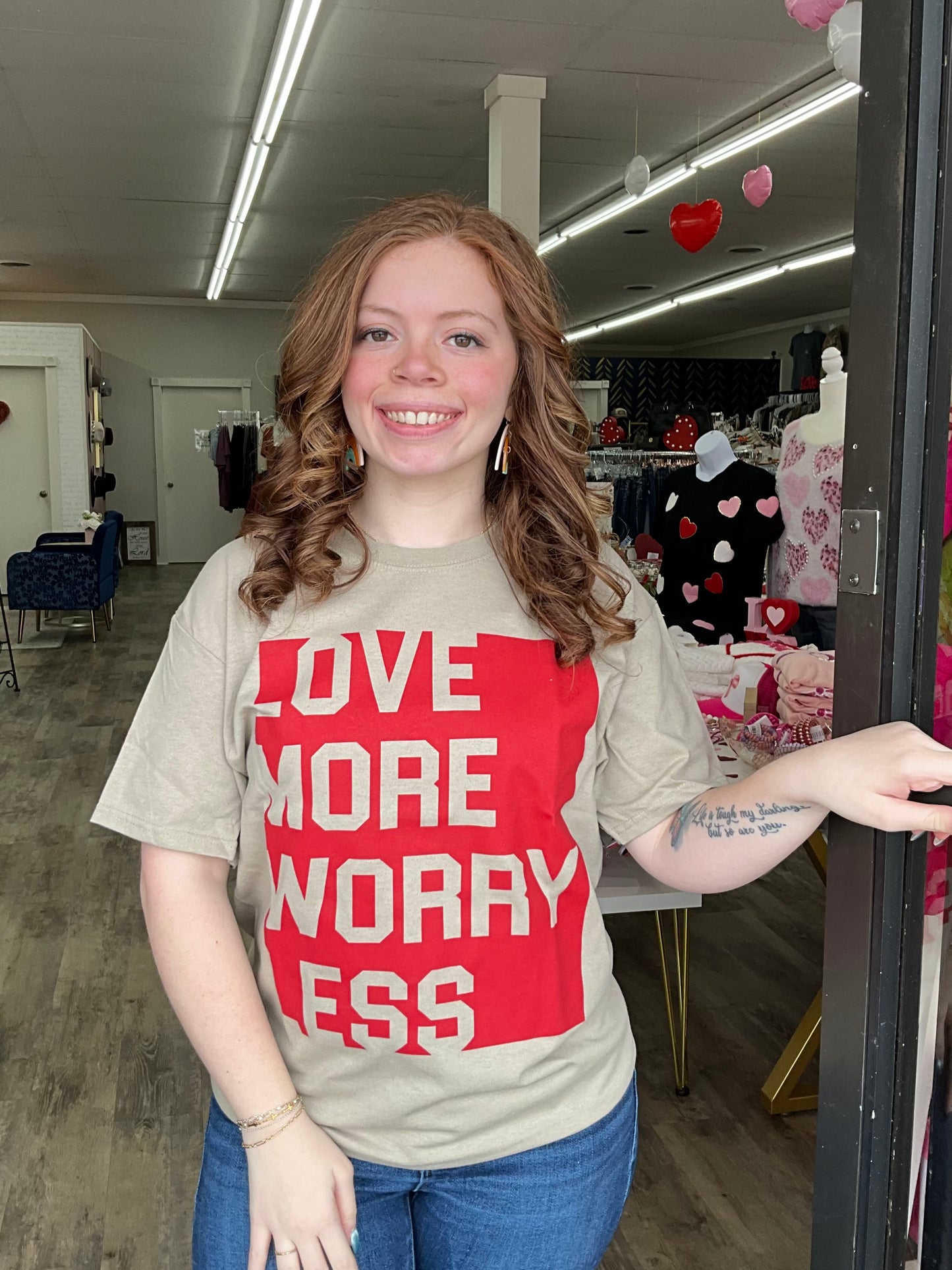 Love More Worry Less Tee