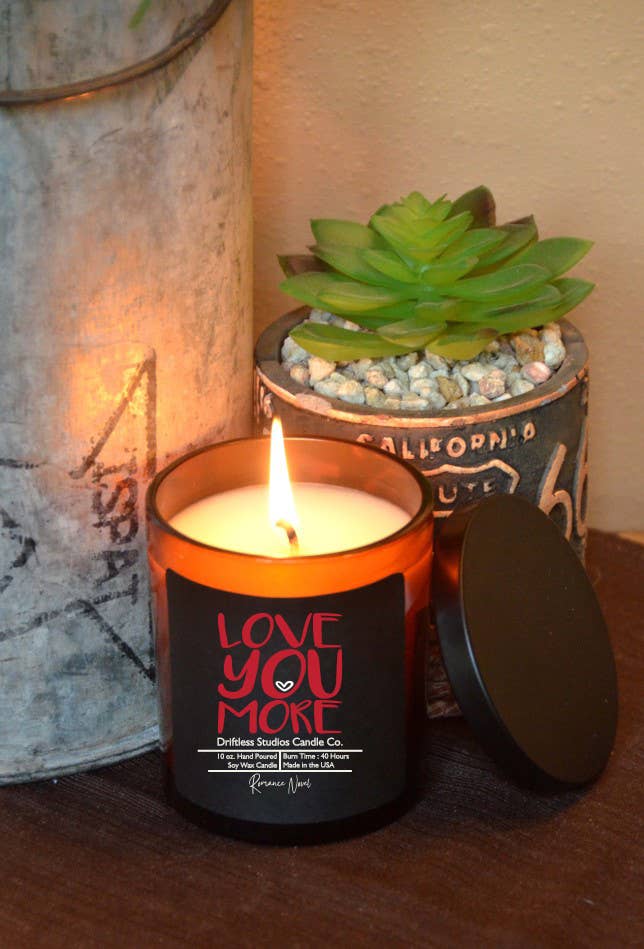 Love You More Soy Wax Candle - Bouquet of Flowers