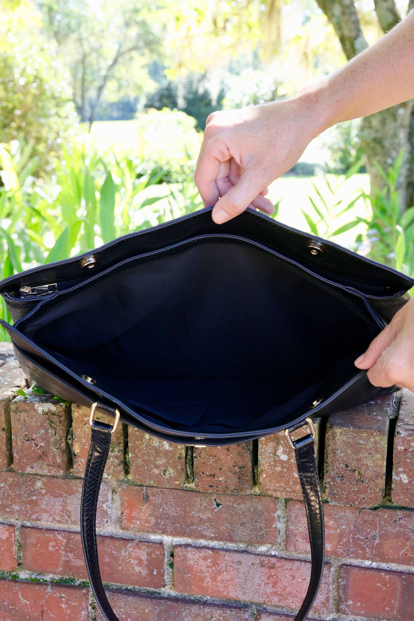 Black Lexi Versatile Tote