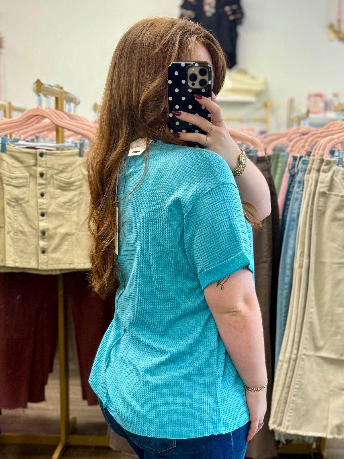 Teal Essential Thermal Top