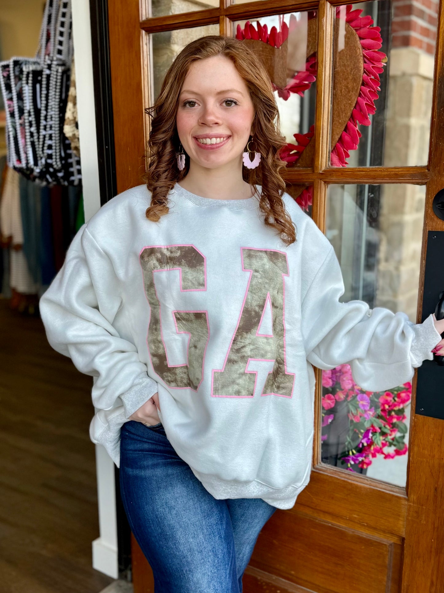 GA Reversible Varsity Fleece Sweatshirt