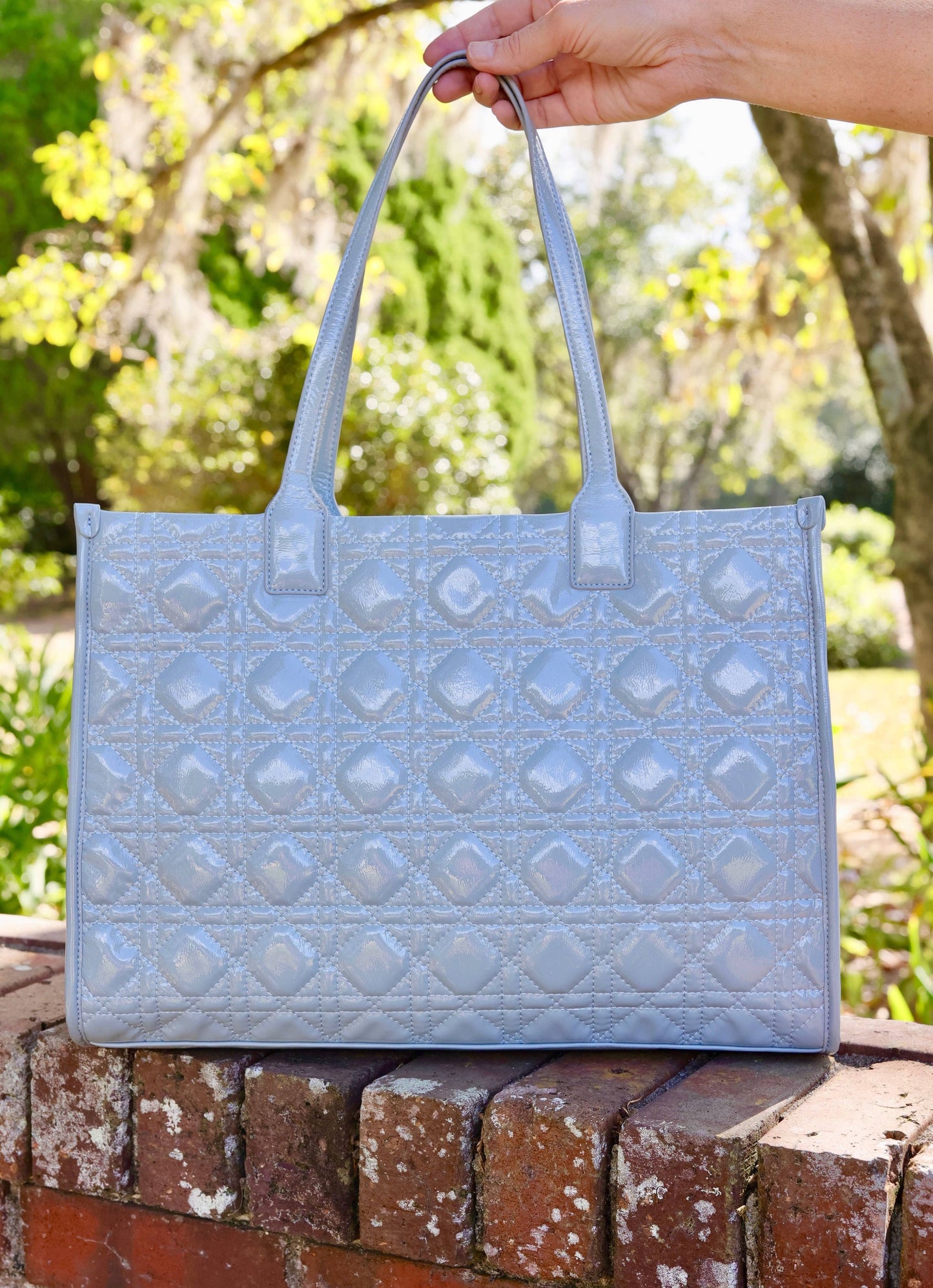 Dusty Blue Shane Tote
