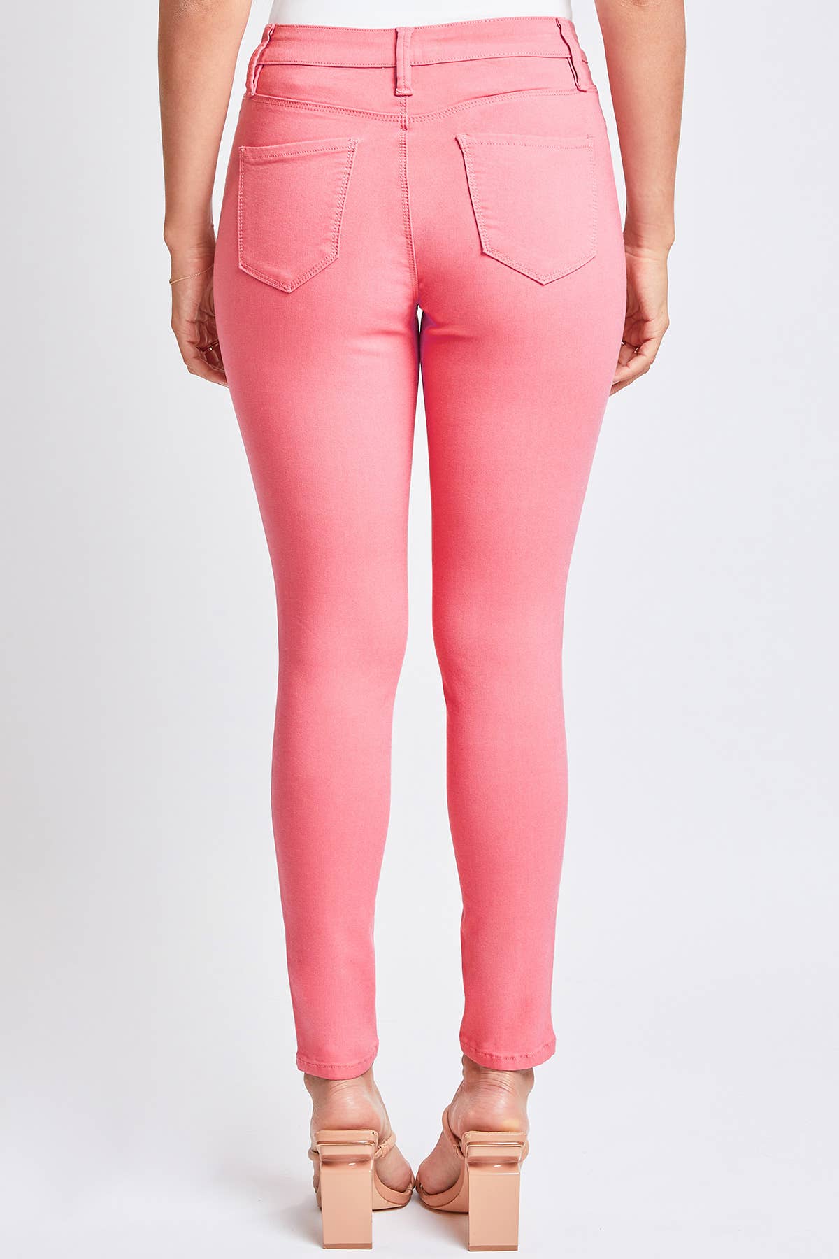 Hyperstretch Skinny Jean: Shell Pink