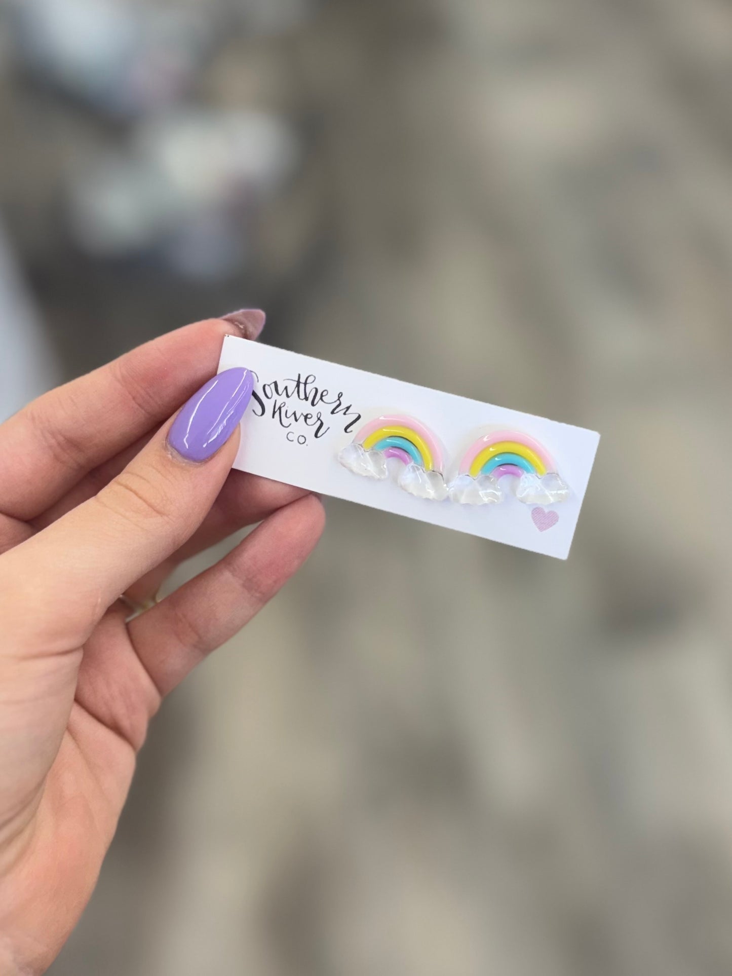 Rainbow Studs