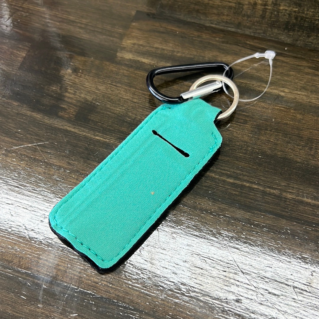 Keychain Solid Chapstick Holder