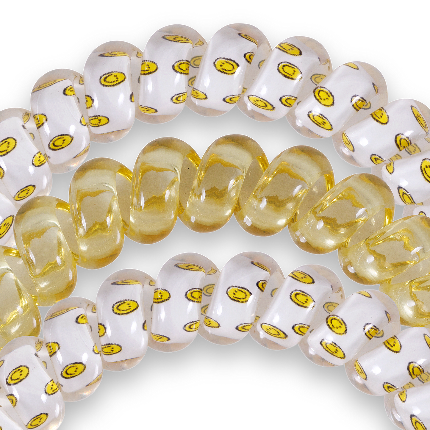 Miles of Smiles - Large Spiral Hair Coils, Hair Ties