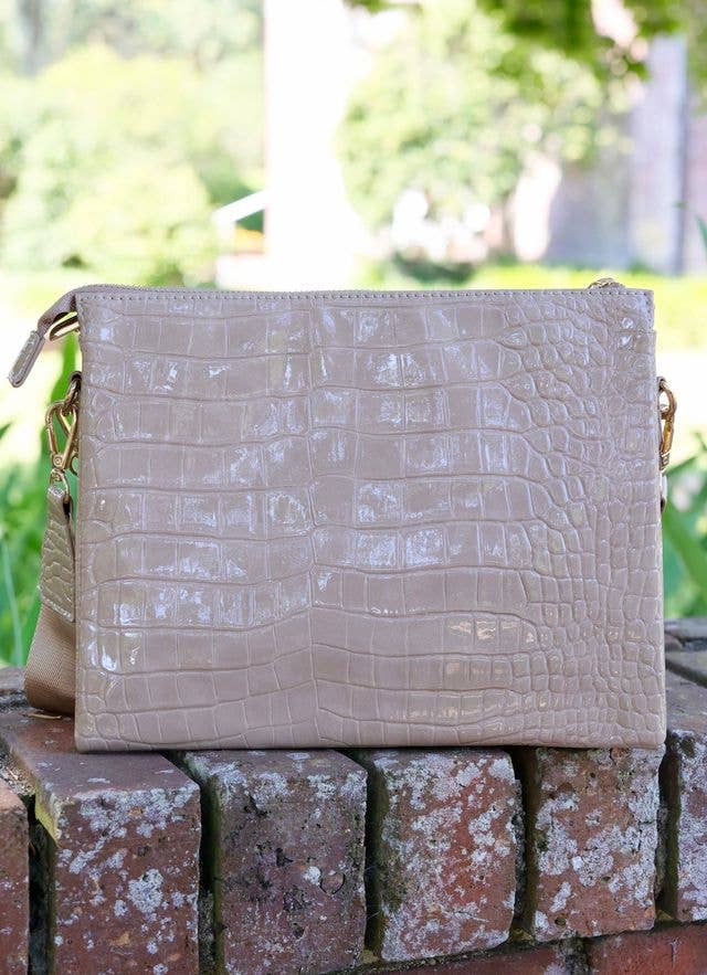 Taupe Ariana Crossbody