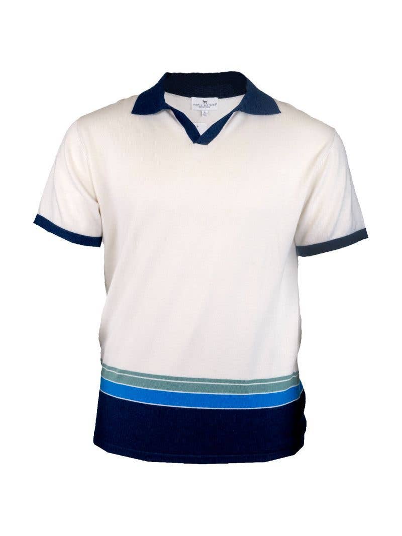 SS Ivory Polo Sweater