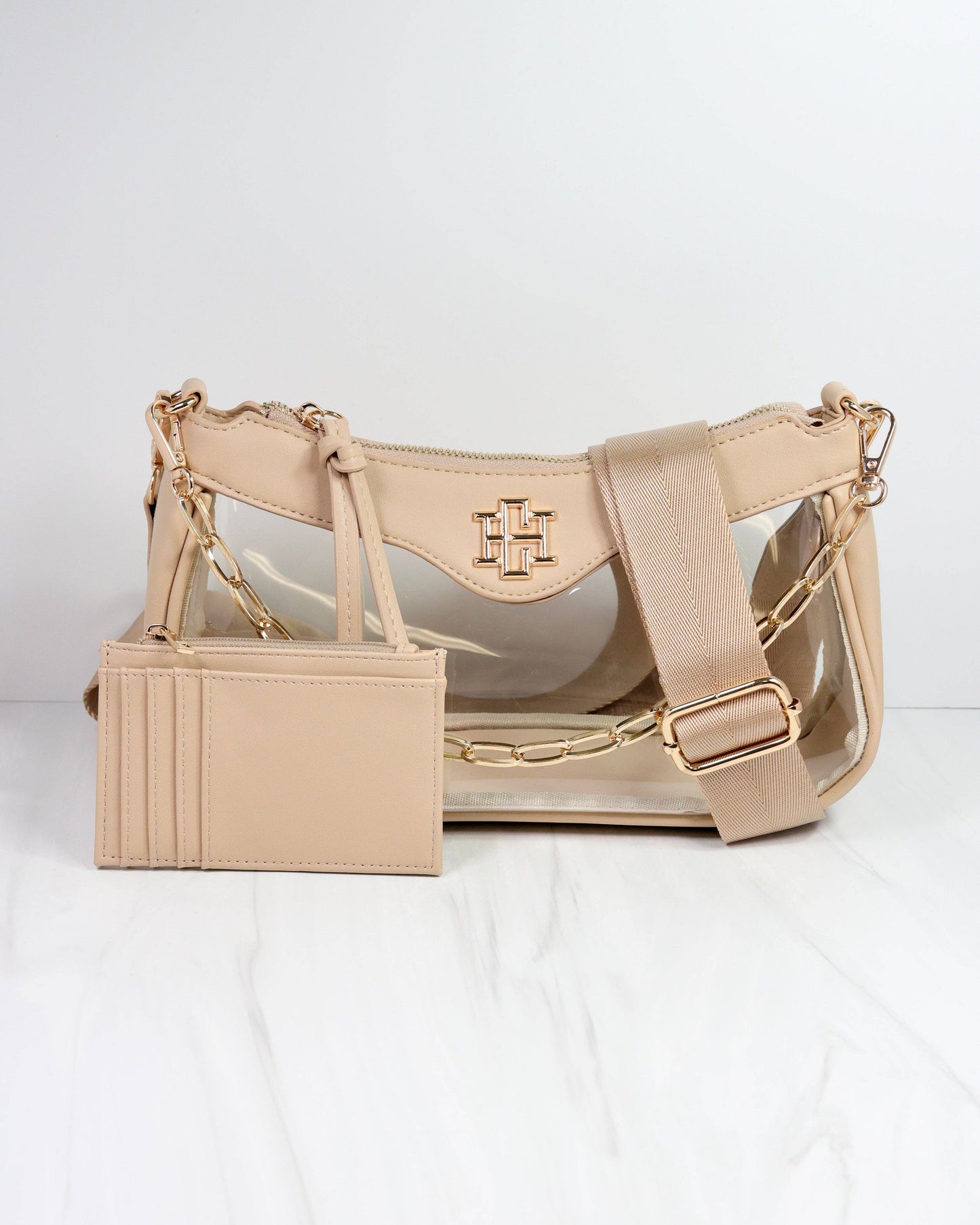 Nude Clear Cassidy Crossbody