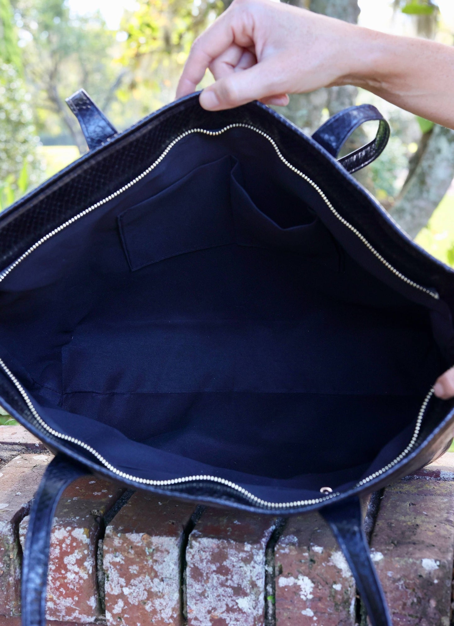 Black Daniela Large Tote