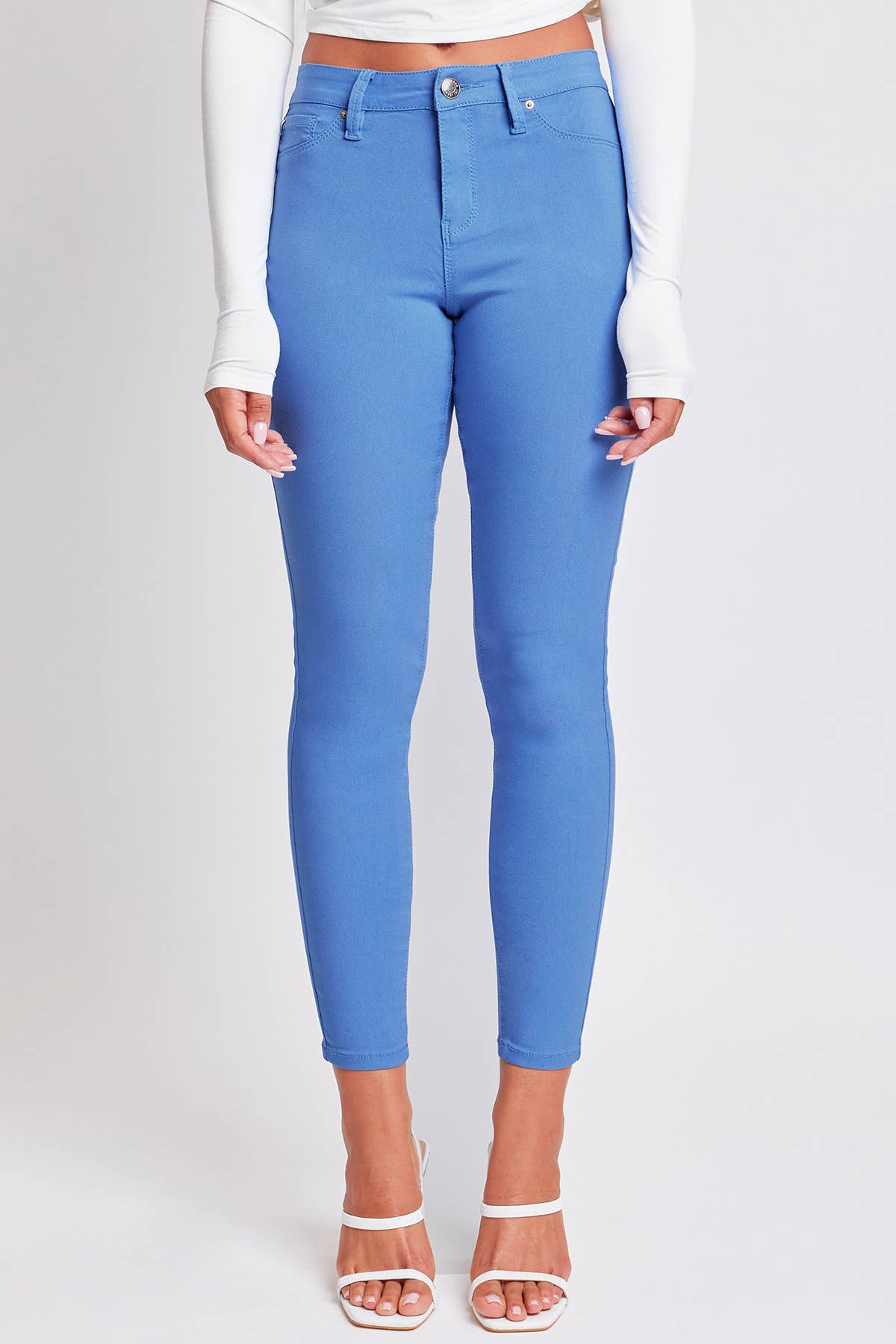 Hyperstretch Skinny Jean: Blue Bay