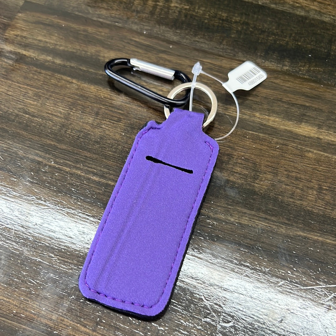 Keychain Solid Chapstick Holder