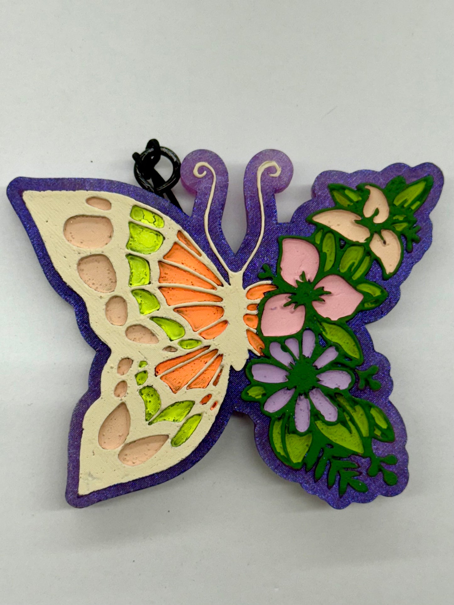 Purple Floral Car Freshie - Sweet Grace
