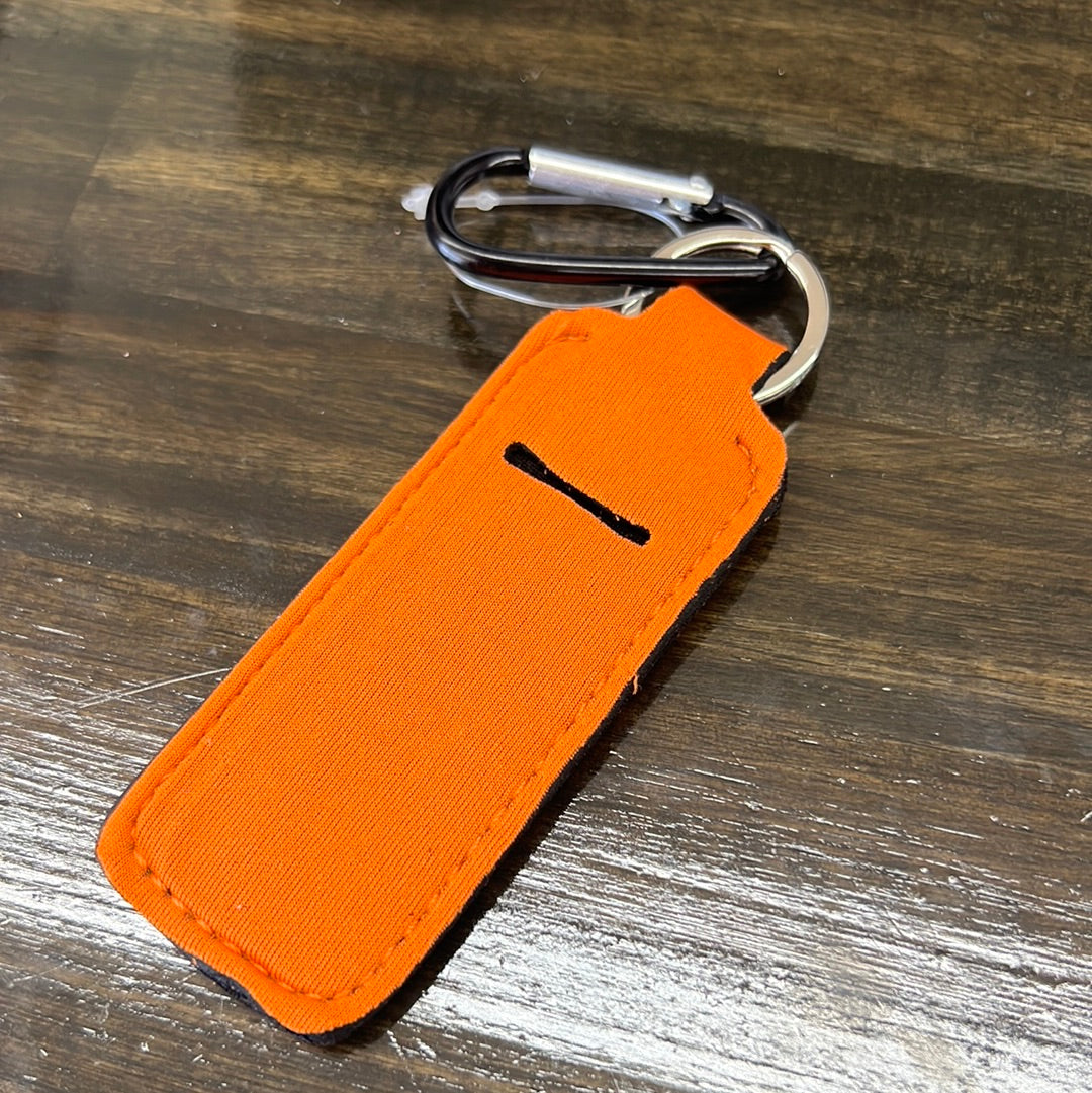Keychain Solid Chapstick Holder