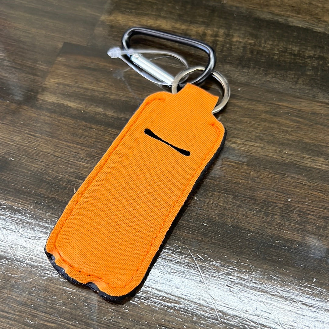 Keychain Solid Chapstick Holder