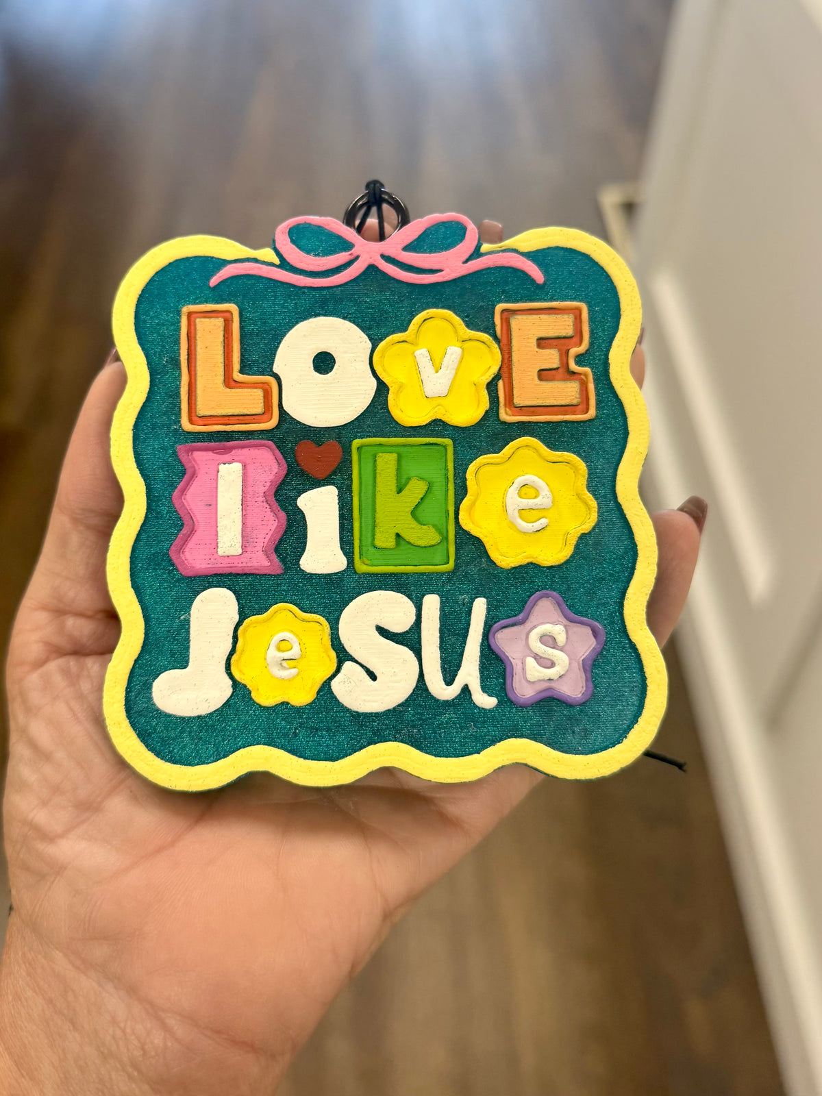 Love Like Jesus Car Freshie - Summer Block Party