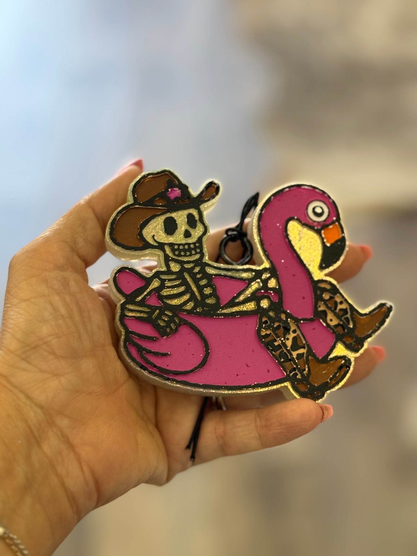 Skully Summer Car Freshie-Volcano