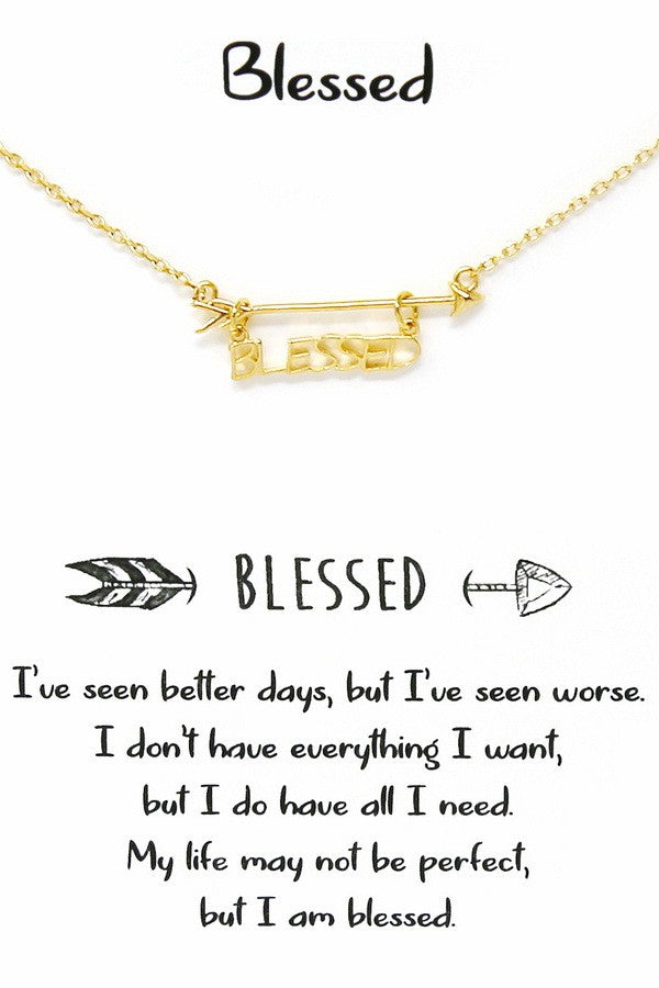 Blessed Pendant Chain Necklace I