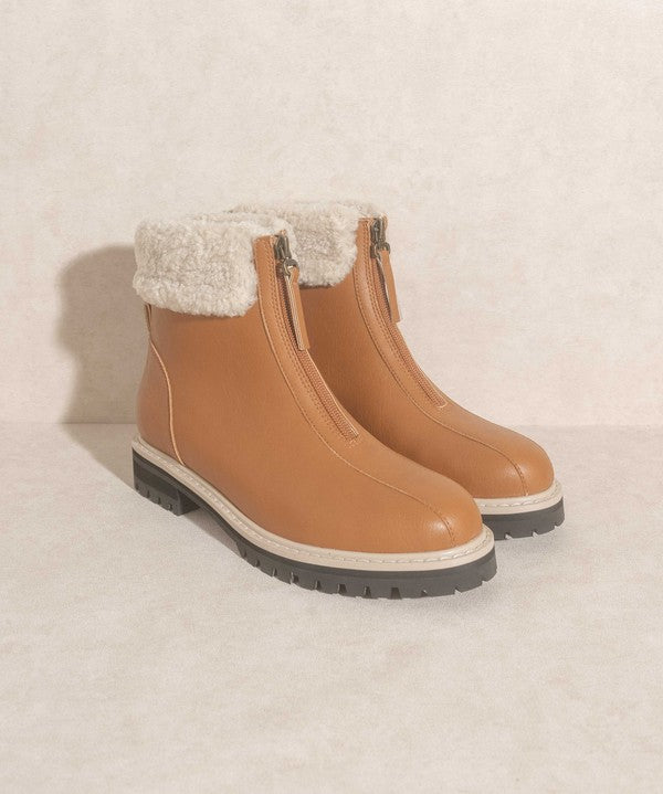 Evangeline Bootie - Brown