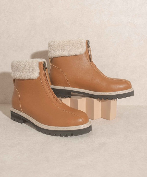 Evangeline Bootie - Brown