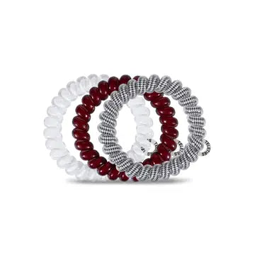University of Alabama - Large Spiral Hair Coils, Hair Ties