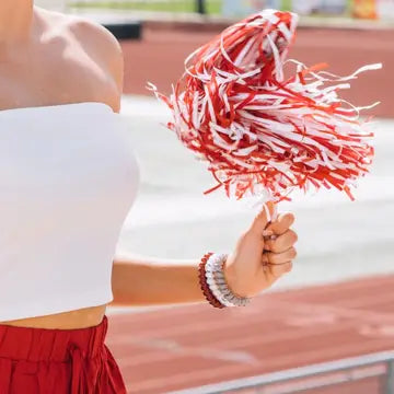 University of Alabama - Large Spiral Hair Coils, Hair Ties