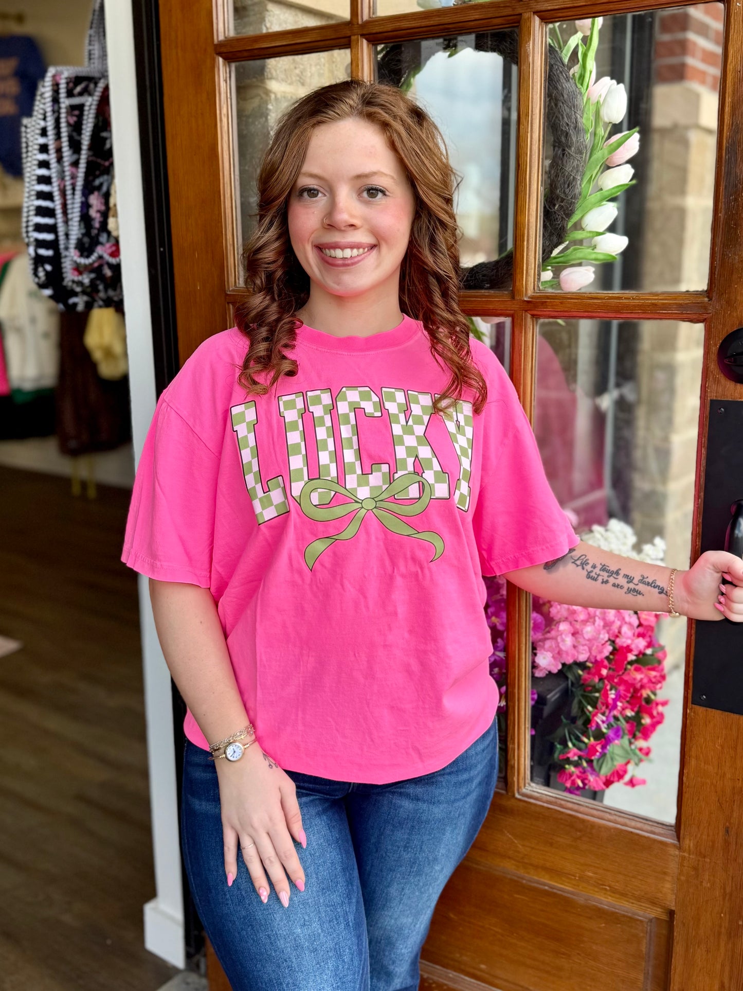 Lucky Bow St. Patrick’s Day Tee