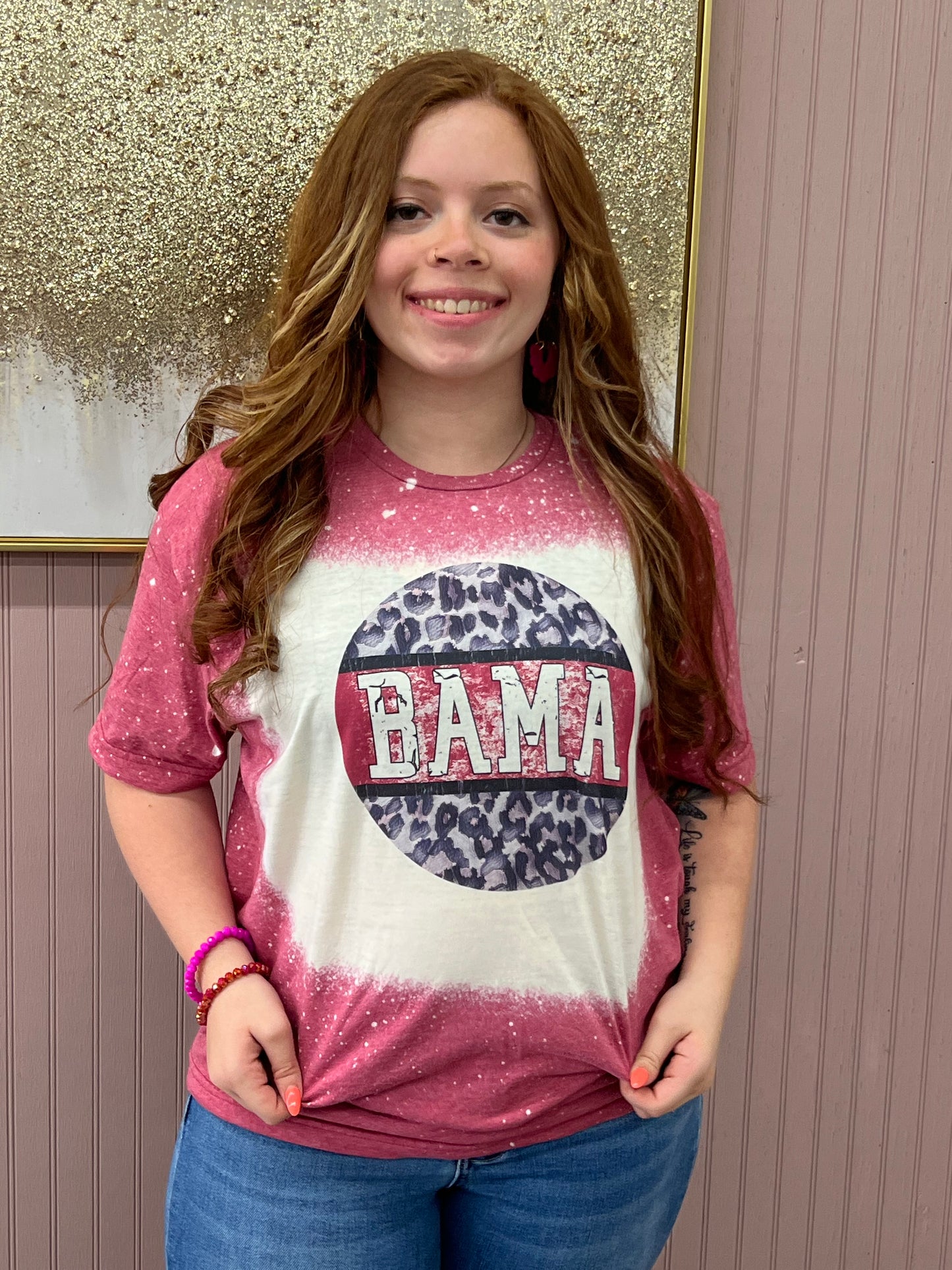 Cheetah Bama Graphic Tee