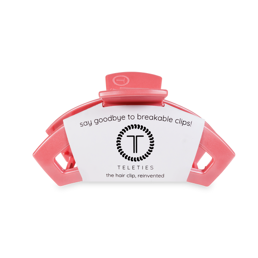 Open Hair Clip | Medium | Calming Coral