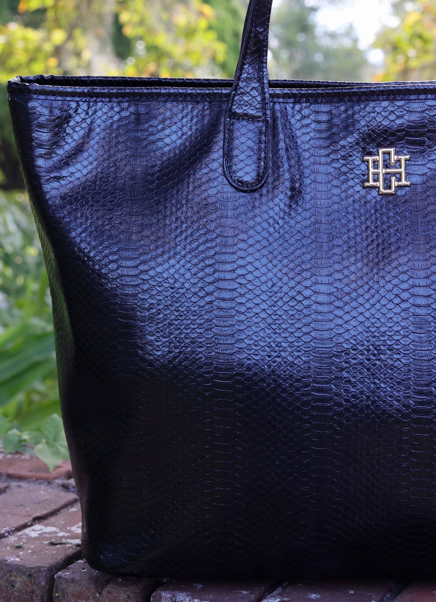 Black Daniela Large Tote