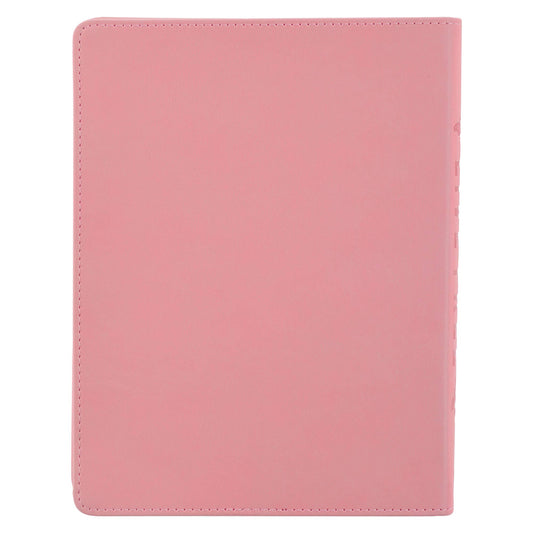 Live Free Pink Faux Leather Devotional