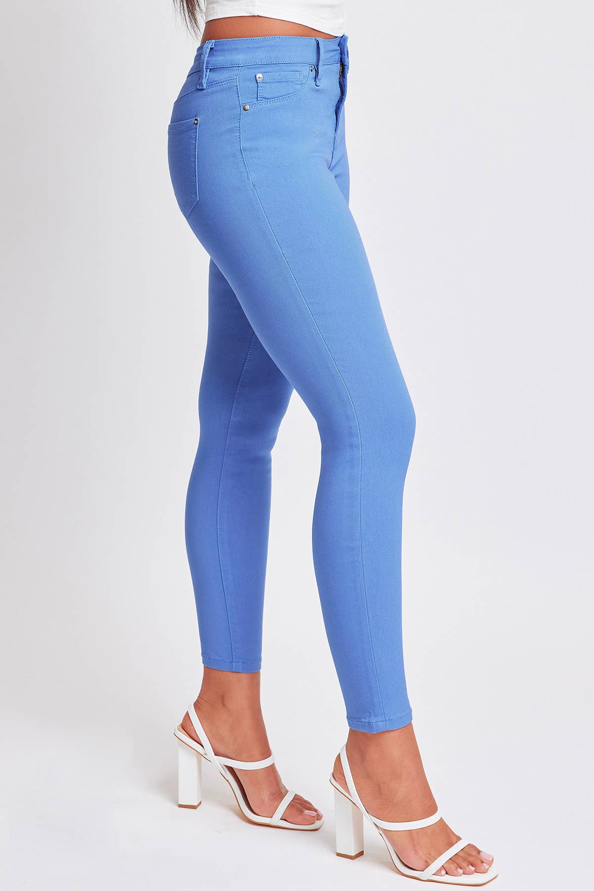 Hyperstretch Skinny Jean: Blue Bay