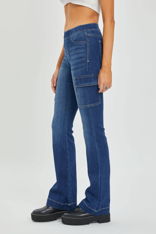 Cello Flare Jegging with Cargo Pockets