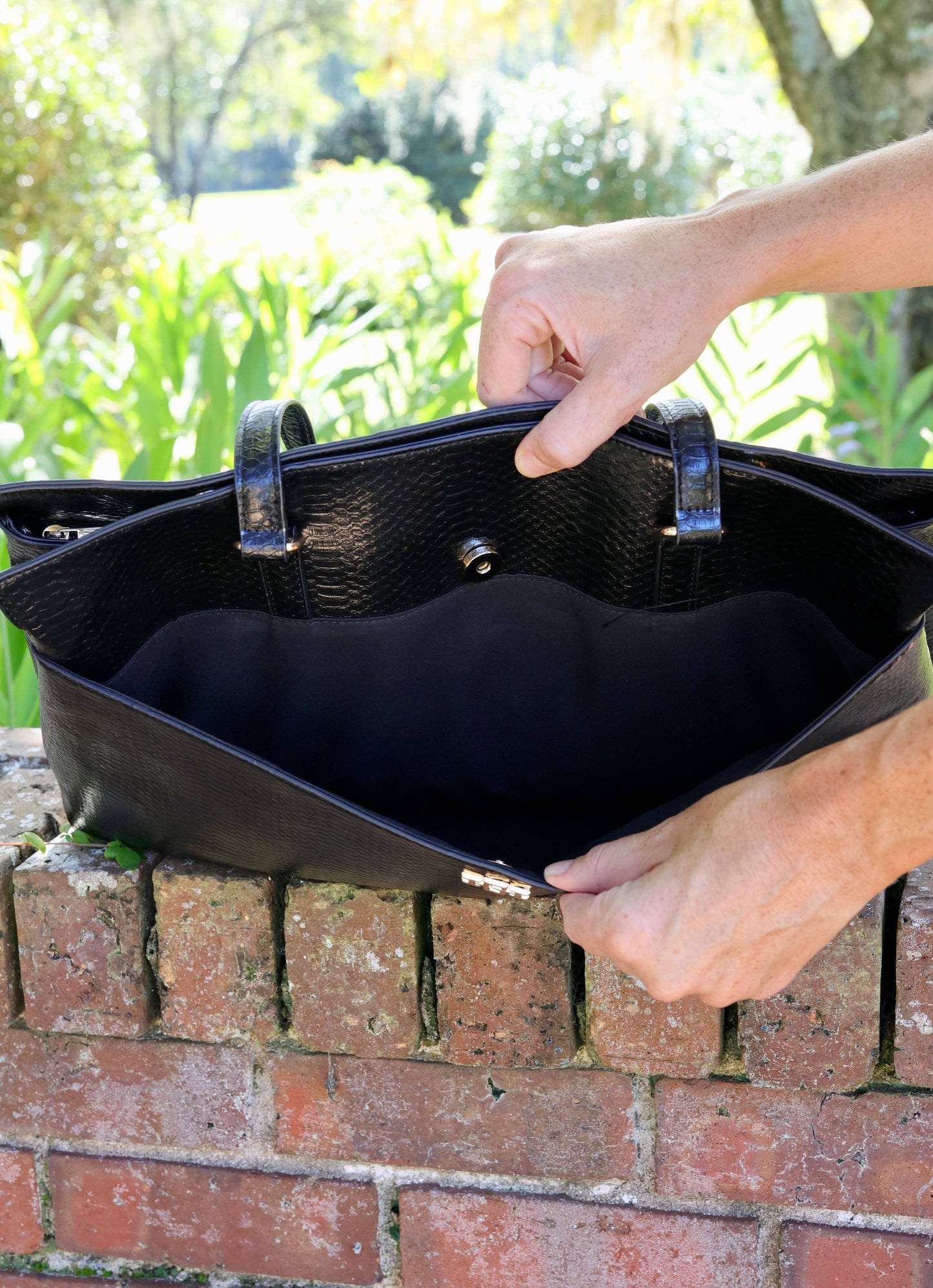Black Lexi Versatile Tote