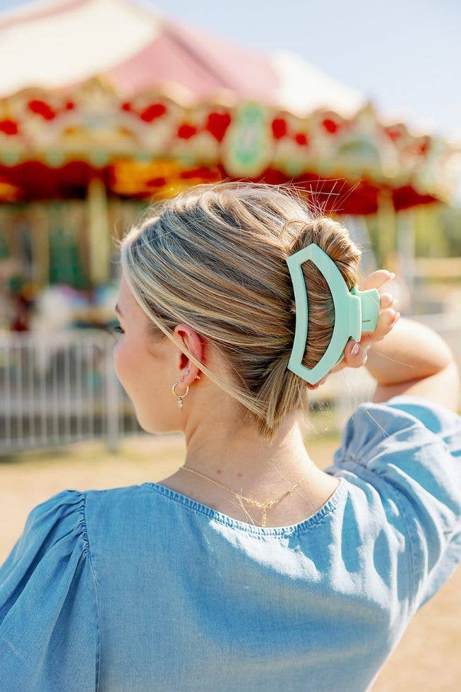 Teleties Open Mint to Be Large Hair Clip