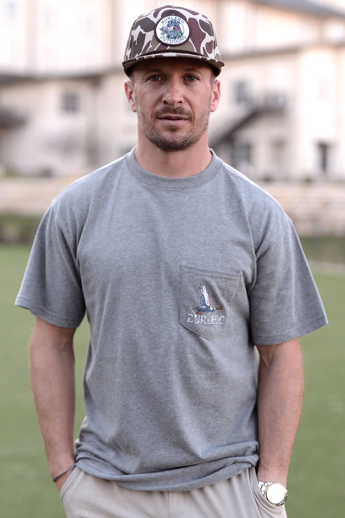 Circle Ducks - SS: Dark Heather Grey