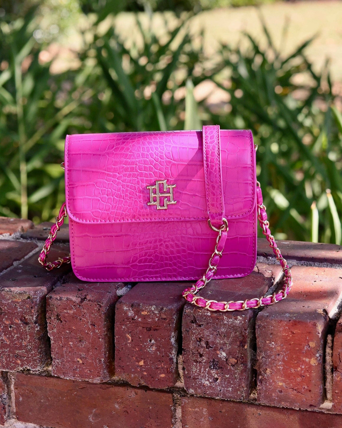 Hot Pink Evelyn Crossbody