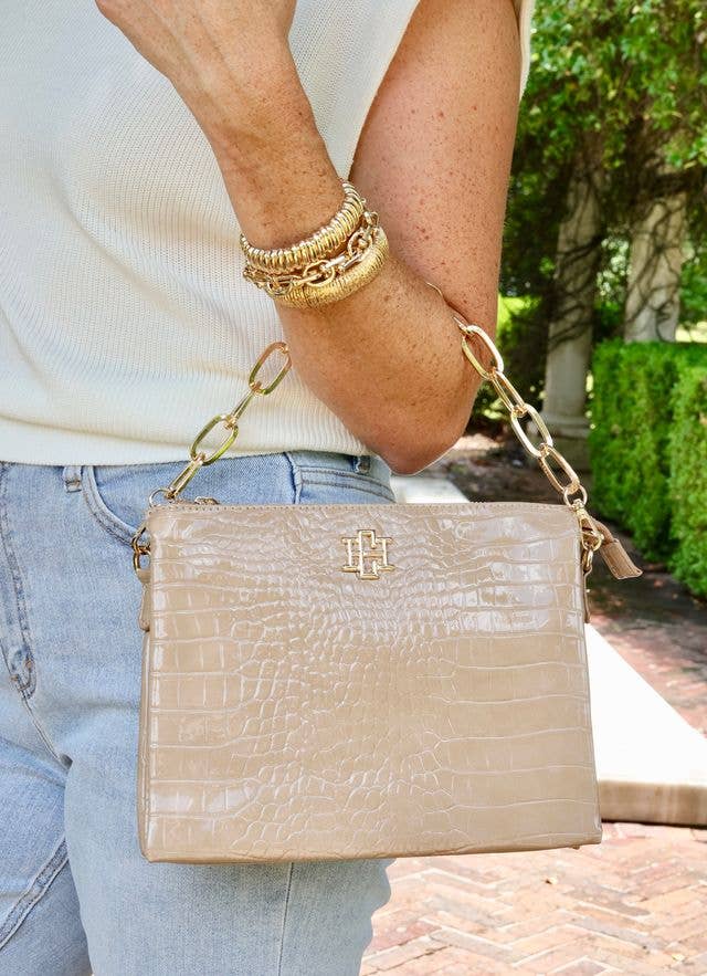 Taupe Ariana Crossbody